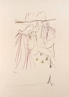 Salvador Dali - La ressuscitee: Artist: Salvador Dali Title: La ressuscitee Year: 1972 Dimensions: 18in. by 12.2in. Edition: XVII/XXV Publisher: Transworld Art New York City; Freiburg Swizterl