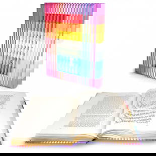 Yaacov Agam - The Rainbow Torah: Artist: Yaacov Agam Title: The Rainbow Torah Year: 1992 Dimensions: 11 1/4 x 9 in. Edition: From the rare limited edition of 750 Publisher: Gefen Publishing Hou