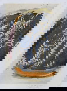 Georges Braque (After) - Le Toreador: Artist: Georges Braque (After) Title: Le Toreador Year: c. 1965 Dimensions: 13.4in. by 9.8in. Edition: 9 from the limited edition of 75 Medium: Original color o