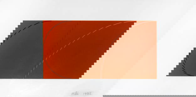 Robert Mangold - Untitled, from "A Book of Silk Screen Prints": Artist: Robert Mangold Title: Untitled, from "A Book of Silk Screen Prints" Year: 1992 Dimensions: 24 x 11 1/2 in. Edition: From the limited edition of 300 Publishe