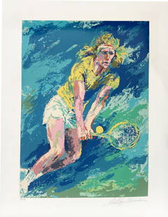 LeRoy Neiman - Bjorn Borg: Artist: LeRoy Neiman Title: Bjorn Borg Year: 2002 Dimensions: 23 3/4 x 17 1/4 in. Edition: From the limited edition of 300 Medium: Serigraph on paper