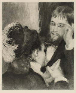 Pierre-Auguste Renoir - La Conversation.: Pierre-Auguste Renoir - La Conversation.