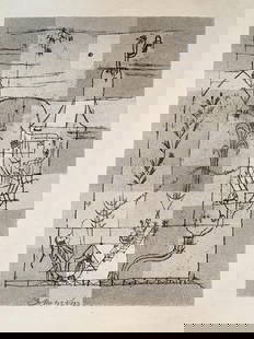 Paul Klee - In the Spirit of Hoffmann (After): Artist: Paul Klee Title: In the Spirit of Hoffmann Year: 1947 Dimensions: 9in. by 12in. Edition: from the rare limited edition of 2000 Publisher: The Museum Of