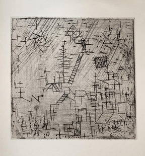 Paul Klee - Juggler in April (After): Artist: Paul Klee Title: Juggler in April Year: 1947 Dimensions: 9in. by 12in. Edition: from the rare limited edition of 2000 Publisher: The Museum Of Modern Ar
