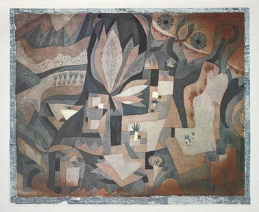 Paul Klee (After) - Garden Dry and Cool: Artist: Paul Klee (After) Title: Garden Dry and Cool Year: 1957 Dimensions: 12.75in. by 16.5in. Edition: From the rare limited edition Publisher: Phoebus-Verla
