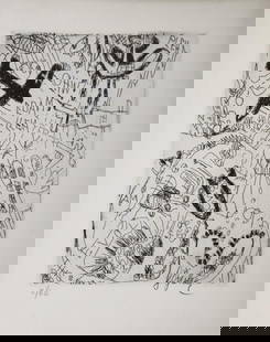 Stanley Fisher - Untitled: Artist: Stanley Fisher Title: Untitled Year: 1962 Dimensions: 10in. by 7.5in. Edition: 8 From the rare limitted edition of 60 Publisher: Galleria Schwartz Milan