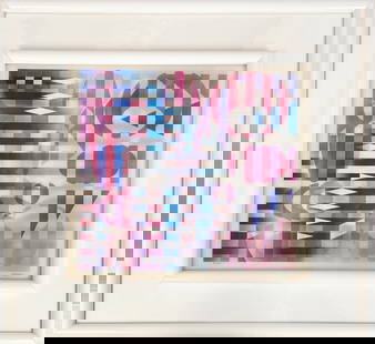 Yaacov Agam - Agamograph: Artist: Yaacov Agam Title: AgamographAgamograph Dimensions: 15 1/4 x 16 in. Edition: From the rare limited edition of 99 Medium: Original Lenticular transforming print.