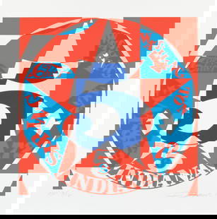 Robert Indiana - Decade Autoportriat (Five): Artist: Robert Indiana Title: Decade Autoportriat (Five) Year: 2001 Dimensions: 37 1/4 x 36 1/4 in. Edition: 9 from the limited Artist Proof edition of 12, aside from