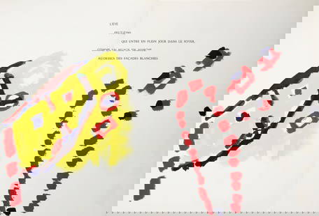 Pierre Tal-Coat - En Grimpant: Artist: Pierre Tal-Coat Title: En Grimpant Year: 1960 Dimensions: 22in. by 15in. Edition: From the Rare Limited Edition Publisher: Maeght Paris Suite