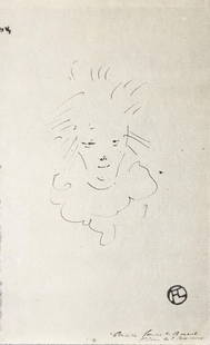Henri Toulouse-Lautrec (After) - Untitled I from 70: Artist: Henri Toulouse-Lautrec (After) Title: Untitled I from 70 Dessins de Toulouse-Lautrec Year: 1930 Dimensions: 12in. by 17in. Edition: V from the rare limited edition of