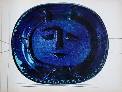 Pablo Picasso (After)- Ceramiques de Picasso VIII: Artist: Pablo Picasso(After) Title: Ceramiques de Picasso VIII Year: 1948 Dimensions: 11.5in. by 16in. Edition: From the rare limited edition Medium: Gloss coat