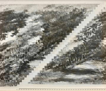 Pierre-Auguste Renoir (After) - Morning in the Park: Artist: Pierre-Auguste Renoir (After) Title: Morning in the Park Dimensions: 13in. by 12in. Edition: From the rare limited edition Medium: Heliogravure on Paper Con