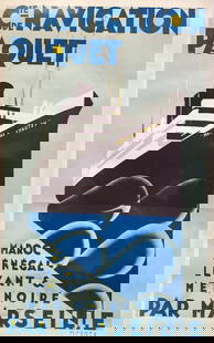 Vintage Poster - Navigation Paquet: Artist: Vintage Poster Title: Navigation Paquet Dimensions: 42 x 30 in. Edition: From the rare limited edition Medium: Lithograph poster Condition: Excellent