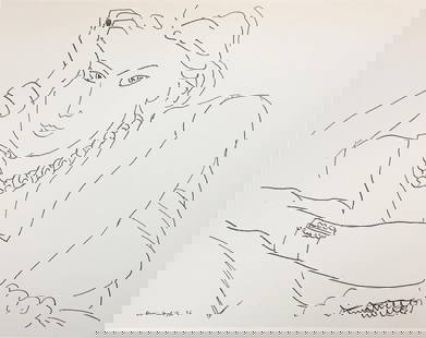 Henri Matisse (After) - Untitled from "Dessins De: Artist: Henri Matisse (After) Title: Untitled from "Dessins De Matisse" Year: 1936 Dimensions: 10in. by 8.25in. Edition: From the rare limited edition Publisher: