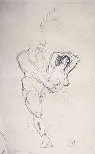 Henri Toulouse-Lautrec (After) - Soldier: Artist: Henri Toulouse-Lautrec (After) Title: Soldier Year: 1930 Dimensions: 12in. by 17in. Edition: V from the rare limited edition of X Publisher: Chez Hellee