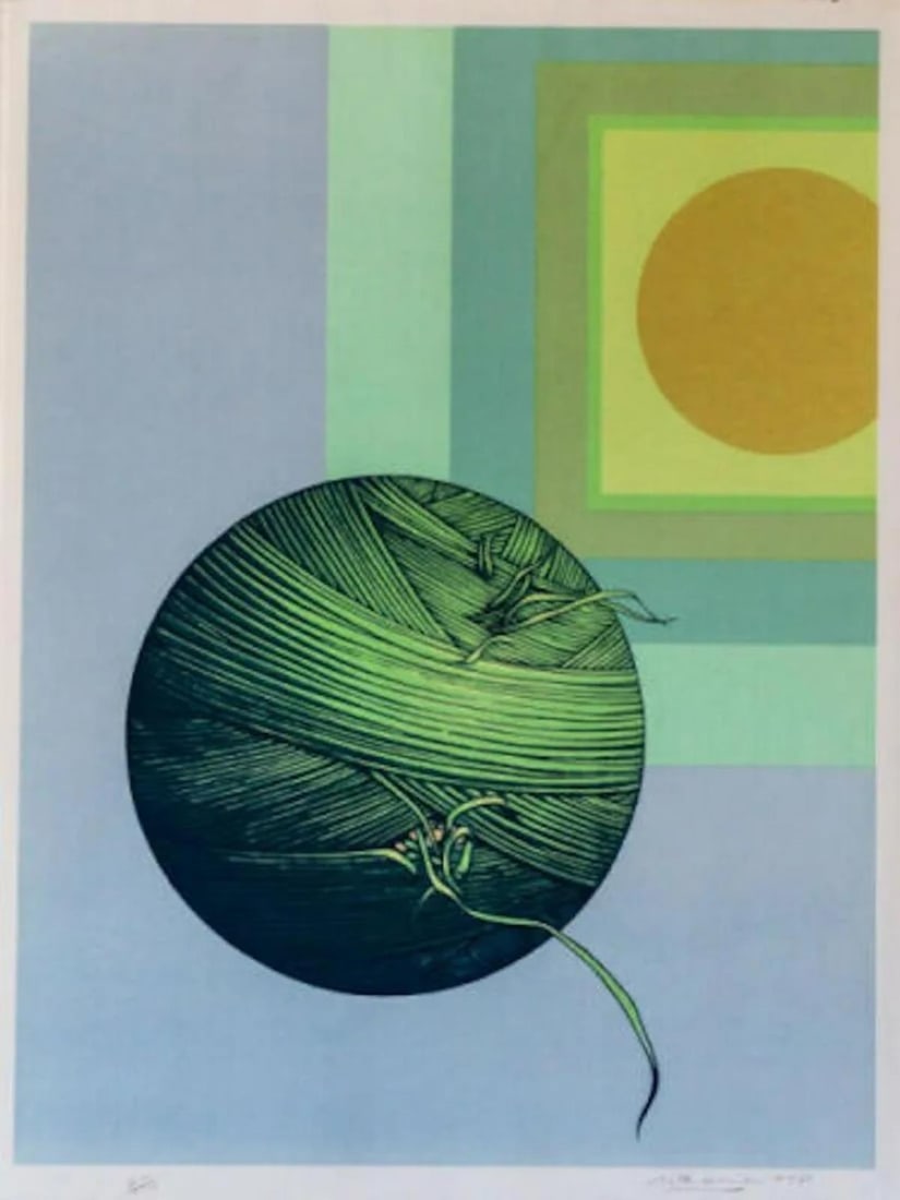 Rita Simon - Ariadne: Artist: Rita Simon Title: Ariadne Year: 1979 Dimensions: 26in. by 34in. Edition: From the Rare Limited Edition of 300 Medium: Screenprint on Paper Co