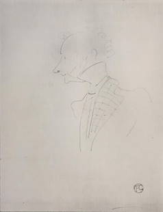 Henri Toulouse-Lautrec (After) - Untitled IV from 70: Artist: Henri Toulouse-Lautrec (After) Title: Untitled IV from 70 Dessins de Henri de Toulouse Lautrec Year: 1930 Dimensions: 12in. by 17in. Edition: V from the rare limited e