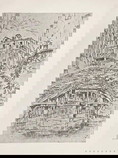 James McNeill Whistler (After) - Ponte Del Piovan: Artist: James McNeill Whistler (After) Title: Ponte Del Piovan Year: 1922 Dimensions: 14 3/4in. by 11 1/4in. Edition: From the Rare Limited Edition of 200 Publisher