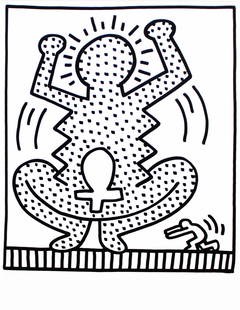 Keith Haring - Fertility (from Lucio Amelio): Artist: Keith Haring Title: Fertility (from Lucio Amelio) Year: 1983 Dimensions: 18.5in. by 13in. Edition: From the limited edition of 300 Publisher: Galerie Lu