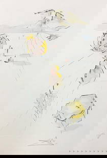 Salvador Dali - I Went Down into the Garden of Nuts to: Artist: Salvador Dali Title: I Went Down into the Garden of Nuts to See the Fruits Year: 1971 Dimensions: 22 1/4in. by 15in. Edition: From the Rare Limited Edition of 250