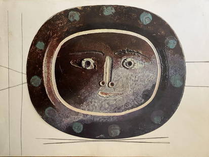 Pablo Picasso (After) - Ceramiques de Picasso XVIV: Artist: Pablo Picasso (After) Title: Ceramiques de Picasso XVIV Year: 1948 Dimensions: 11.5in. by 16in. Edition: From the rare limited edition Medium: Gloss coa
