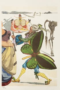Salvador Dali - Le Tricorne 10: Artist: Salvador Dali Title: Le Tricorne 10 Year: 1958 Dimensions: 10in. by 12 3/4in. Edition: From the rare limited edition of 120 Publisher: Editions du Roche