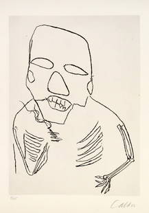 Alexander Calder - Santa Claus I: Artist: Alexander Calder Title: Santa Claus I Year: 1974 Dimensions: 26.75in. by 20.5in. Edition: From the limited edition of 175 Publisher: Editions de L'Herne
