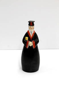 Antique Decanters by Robj Paris - Professor (decanter): Artist: Antique Decanters by Robj ParisTitle: Professor (decanter)Year: c.1927 - 1931Dimensions: 10 1/4in. by 4in x 3in.Edition: From the rare limited editionPublisher: Robj ParisMedium: Hand painted