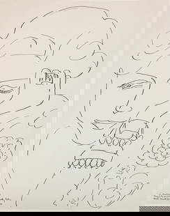 Henri Matisse (After) - Untitled from "Dessins De Matisse": Artist: Henri Matisse (After) Title: Untitled from "Dessins De Matisse" Year: 1936 Dimensions: 10in. by 8.25in. Edition: From the rare limited edition Publisher: