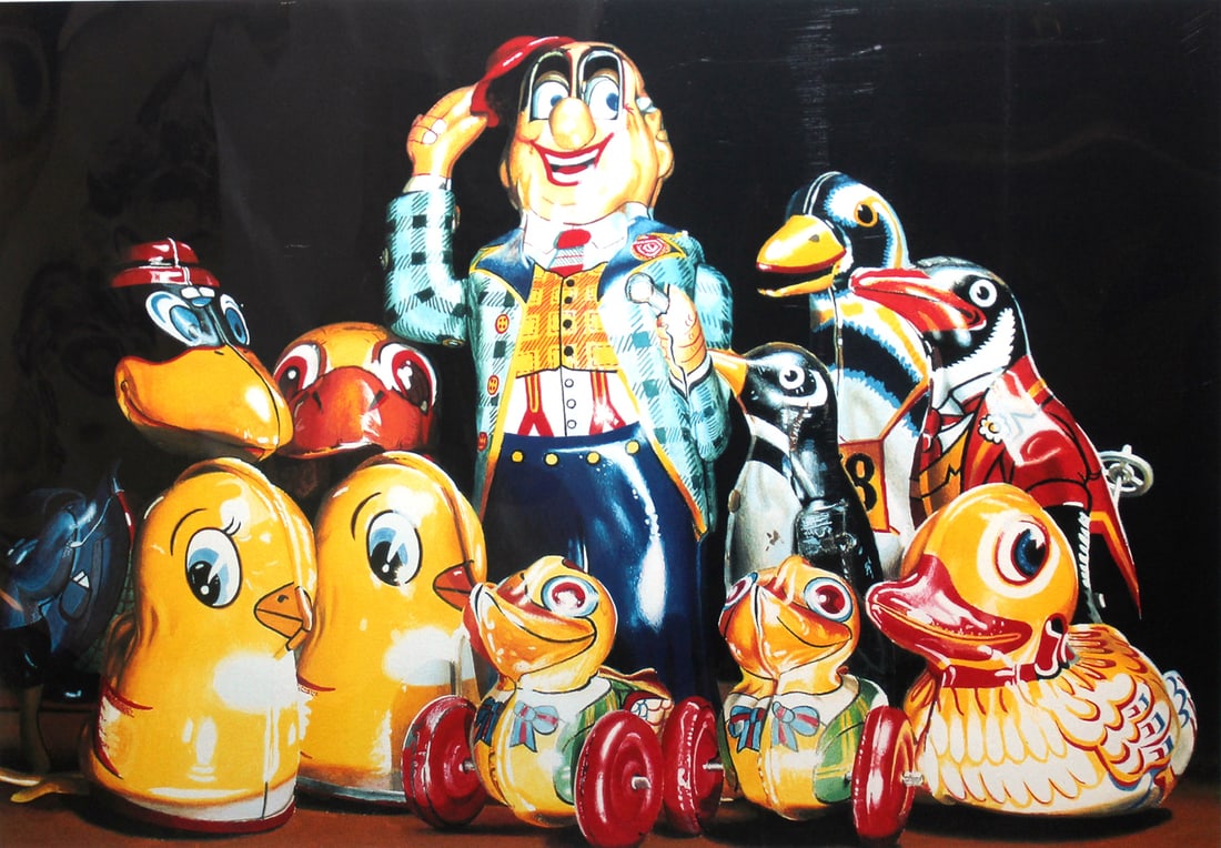 Charles Bell "Curtain Call": Artist: Charles Bell Title: Curtain Call Medium: Original silkscreen in colors Edition: 59 from the rare limited edition of 200 Size: 27 1/4" x 37" Notation: Estate stamp, lower right Signature: