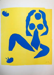 Henri Matisse - Untitled from Verve Suite: Artist: Henri Matisse Title: Untitled from Verve Suite Year: 1952 Dimensions: 14 x 10 1/4 in. Edition: From the rare limited edition Publisher: Teriade, Paris,