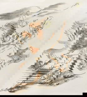 Andre Masson - Untitled Lithograph: Artist: Andre Masson Title: Untitled Lithograph Dimensions: 15in. by 17in. Edition: From the rare limited edition Publisher: Editions John Becker Medium: Lithog