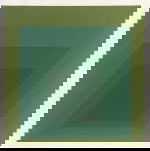 Josef Albers - Homage to the Square (Ebbed) 1967: Artist: Josef Albers Title: Homage to the Square (Ebbed) 1967 Year: 1970 Dimensions: 8 1/2 x 11 in.From the Rare Limited Edition Publisher: Sidney Janis New York Su
