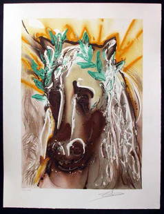 Salvador Dali - Le Cheval du Printemps (The Horse of Spring): Artist: Salvador Dali Title: Le Cheval du Printemps (The Horse of Spring) Year: 1972 Dimensions: 26 3/4in. by 19 7/10in. Edition: Numbered From the rare limited edition of EA<