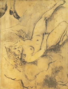 Louis Icart - My Pleasure Copper Plate: Artist: Louis Icart Title: My Pleasure Copper Plate Year: 1947 Dimensions: 11in. by 8.5in. Edition: Unique One of a Kind Artwork Publisher: Georges Guillot Edi