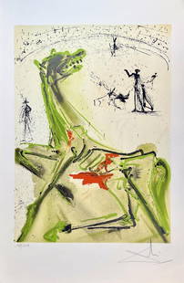 Salvador Dali - Victim of the Bullfight: Artist: Salvador Dali Title: Victim of the Bullfight Dimensions: 22in. by 14.25in. Edition: Numbered From the rare limited edition of 250 Medium: Original Lithograph on paper<
