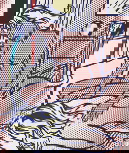 Roy Lichtenstein - Two Nudes State I: Artist: Roy Lichtenstein Title: Two Nudes State I Year: 1994 Dimensions: 8 1/2in. by 11in. Edition: From the rare limited edition Publisher: Tyler Graphics Ltd.