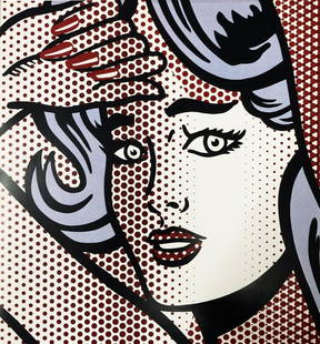 Roy Lichtenstein - Nude with Blue Hair Cover: Artist: Roy Lichtenstein Title: Nude with Blue Hair Cover Year: 1994 Dimensions: 8 1/2in. by 11in. Edition: From the rare limited edition Publisher: Tyler Graph
