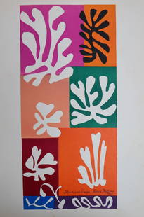Henri Matisse - Untitled from Verve Suite: Artist: Henri Matisse Title: Untitled from Verve Suite Year: 1952 Dimensions: 14 x 10 1/4 in. Edition: From the rare limited edition Publisher: Teriade, Paris,