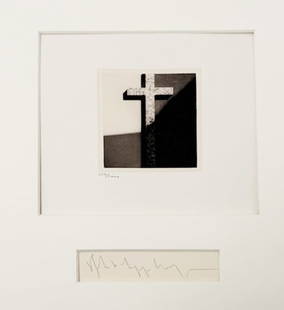 Robert Mapplethorpe - Untitled from ""A Season in Hell"" Signature attached on a separate sheet: Artist: Robert Mapplethorpe Title: Untitled from ""A Season in Hell"" Signature attached on a separate sheet Year: 1986 Dimensions: 4 3/4 x 4 3/4 in. Edition: From the limited