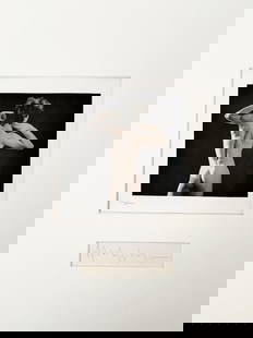 Robert Mapplethorpe - Untitled from ""A Season in Hell"" Signature attached on a separate sheet: Artist: Robert Mapplethorpe Title: Untitled from ""A Season in Hell"" Signature attached on a separate sheet Year: 1986 Dimensions: 4 3/4 x 4 3/4 in. Edition: From the limited