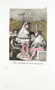 Salvador Dali - Una Carretilla de Carne Sangrante, #26: Artist: Salvador Dali Title: Una Carretilla de Carne Sangrante, #26 Year: 1977 Dimensions: 17.75in. by 12.25in. Edition: From the limited edition of 200 Publisher: Fernand