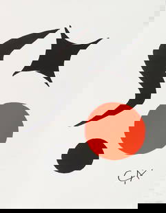 Alexander Calder - Untitled from A Meme la Pierre: Artist: Alexander Calder Title: Untitled from A Meme la Pierre Year: 1982 Dimensions: 12 1/2 x 9 1/2 in. Edition: From the Rare Limited Edition of 150 Publisher: