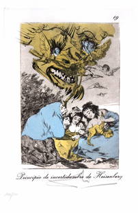Salvador Dali - Principio de incertidambre de Heisenberg: Artist: Salvador Dali Title: Principio de incertidambre de Heisenberg Year: 1977 Dimensions: 17.75in. by 12.25in. Edition: From the limited edition of 200 Publisher