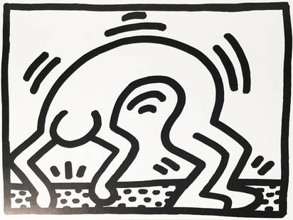 Keith Haring - November: Artist: Keith Haring Title: November Year: 1989-1990 Dimensions: 12in. by 14in. Edition: From the Rare Limited Edition Publisher: Pop Shop Suite: