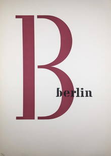 Fernand Leger - Berlin: Artist: Fernand Leger Title: Berlin Year: 1960 Dimensions: 10 1/2in. by 15in. Edition: Limited Edition of 250 (numbered 12 to 261) Publisher: Francais Reunis P