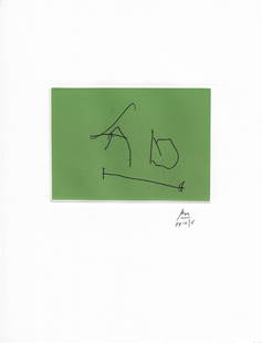 Robert Motherwell - History - Episode II (Nestor): Artist: Robert Motherwell Title: History - Episode II (Nestor) Year: 1988 Dimensions: 13 x 10 in. Edition: IV from the limited Printer's Proof edition of V, aside from the edi