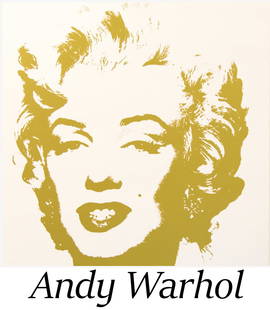 Andy Warhol (After) - Golden Marilyn: Artist: Andy Warhol (After) Title: Golden Marilyn Dimensions: 36 x 36 in. Edition: open edition Publisher: Sunday B Morning Medium: Screenprint on museum board<