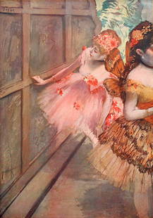 Edgar Degas (After) - Danseuses pres d'un portent: Artist: Edgar Degas (After) Title: Danseuses pres d'un portent Year: 1919 Dimensions: 8.5in. by 6in. Edition: from the limited edition of 60DX Suite: Degas