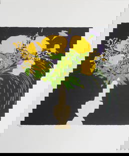 Donald Sultan - Untitled from "Visual Poetics": Artist: Donald Sultan Title: Untitled from "Visual Poetics" Year: 1998 Dimensions: 22in. by 17in. Edition: From the limited edition of 395 Publisher: Marco Fine Arts